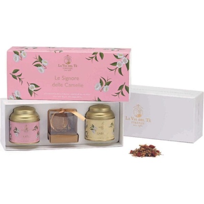 La Via del Té darčeková krabička čajov LE SIGNORE DELLE CAMELIE 80 g