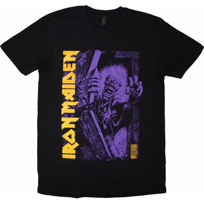 Iron Maiden tričko Est. 1975 No Prayer Grave Purple čierna