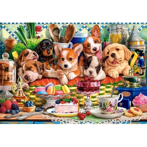 Castorland - Puzzle Puppies Dessert - 1 000 piese