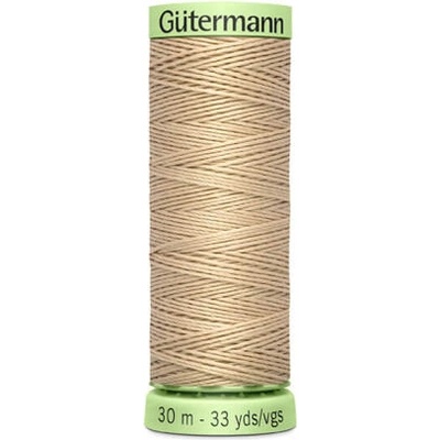 Nit PES Gütermann JEANS - extra silná 30 (30m) barva 186 - béžová