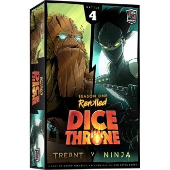 Roxley Games Настолна игра Dice Throne - Treant vs Ninja (Season 1 Rerolled) - Семейна