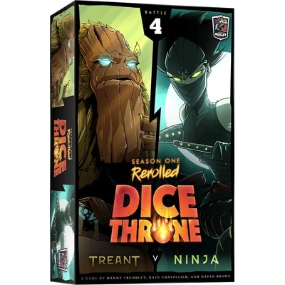 Roxley Games Настолна игра Dice Throne - Treant vs Ninja (Season 1 Rerolled) - Семейна