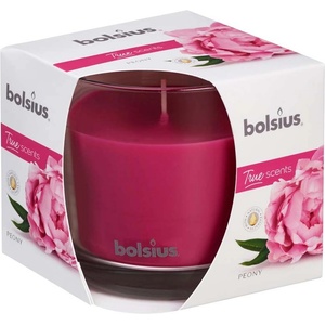 Bolsius Bolsius Polska Sprzedaż sp. z o. o. Ароматна свещ Bolsius Aromatic 2.0 в стъкло, 95x95 мм, божур