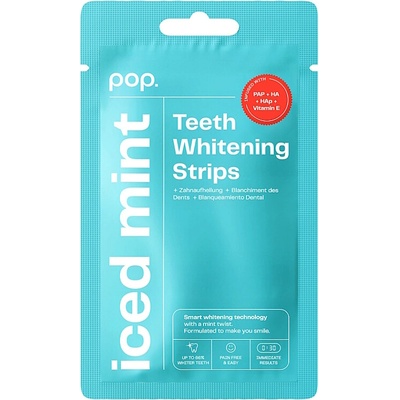 POP Bieliace pásky Iced Mint 7 x 2 ks