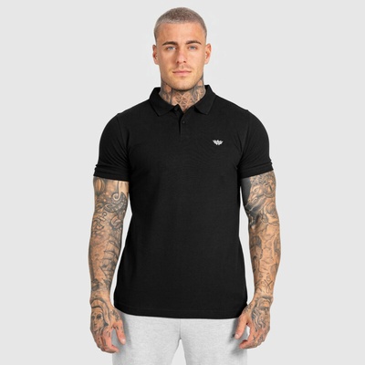 Iron Aesthetics pánské polo tričko Pique černé černá