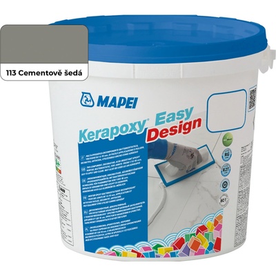 Mapei Kerapoxy Easy Design 3 kg cementově šedá