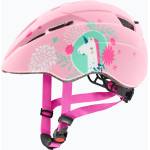 uvex Детска каска за велосипед UVEX Kid 2 CC розов еднорог матов