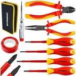 Powermat Комплект изолирани отвертки, клещи и фазомер Powermat PM-ZW-8ZI/ 8 бр (PM1604)