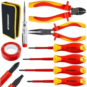 Powermat Комплект изолирани отвертки, клещи и фазомер Powermat PM-ZW-8ZI/ 8 бр (PM1604)