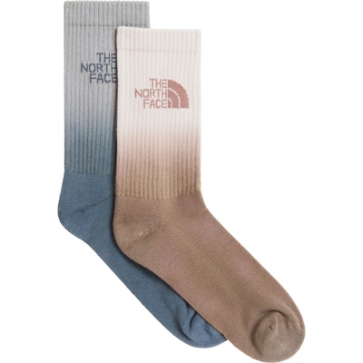 The North Face Мъжки спортни чорапи The North Face Everyday Crew Sock Dip Dye 2-Pack Sports socks - Garnet / Cumulus Cloud (207-1255-0514)