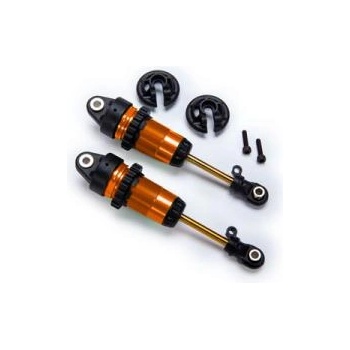Traxxas амортисьор GTR дълъг оранжев PTFE TiN (2)