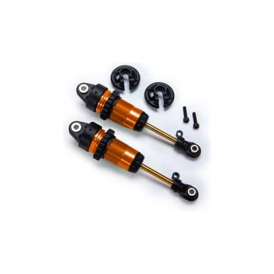 Traxxas амортисьор GTR дълъг оранжев PTFE TiN (2)