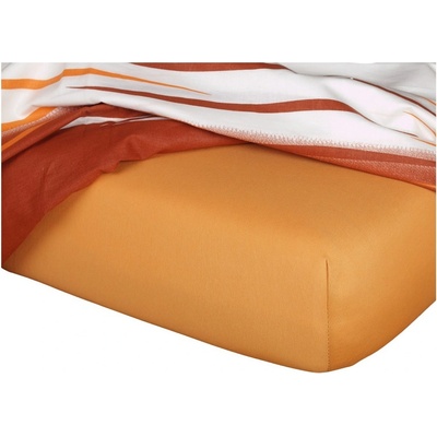 Dadka Jersey prostěradlo karamel 35x75x2