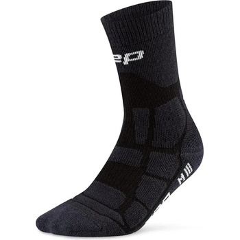 CEP Дамски туристически чорапи CEP Women's Hiking Max Cushion Socks Mid Cut 2.0 Walking socks - Black - размер II (207-1145-0111)