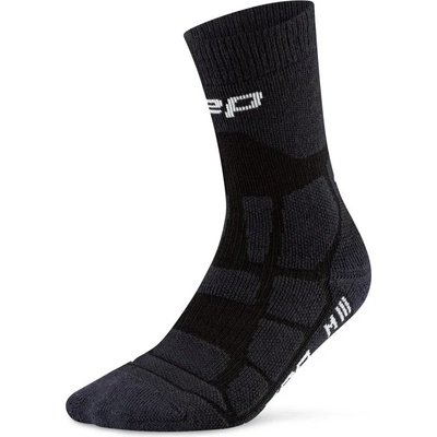 CEP Дамски туристически чорапи CEP Women's Hiking Max Cushion Socks Mid Cut 2.0 Walking socks - Black - размер II (207-1145-0111)
