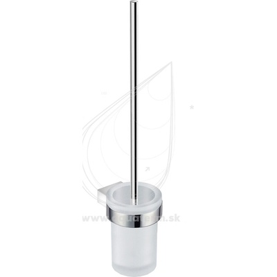 Jika Pure WC kefa nástenná s držiakom chróm matné sklo H3843B10040001
