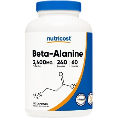 Nutricost Beta-Alanine 3400 mg [240 капсули]