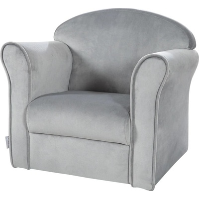 Roba Svetlosivé zamatové detské kresielko Lil Sofa