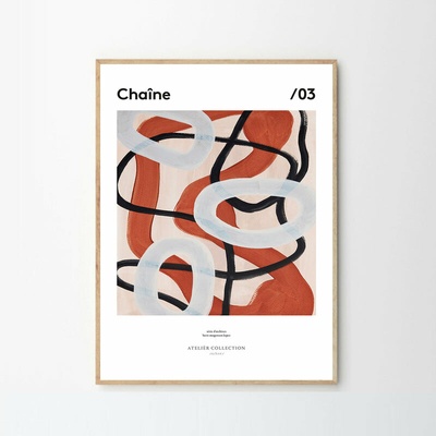 Moikka Plakát Chaine by Berit Mogensen Lopez 21x29,7 (A4)