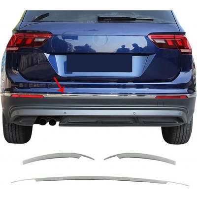 Omtec Nerez lišta okolo zadného nárazníka VW Tiguan 2016+