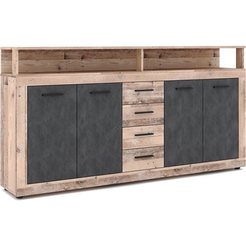 Wipmeb Sp. z o. o Комод runa светлокафяв/антрацит (wm0006)