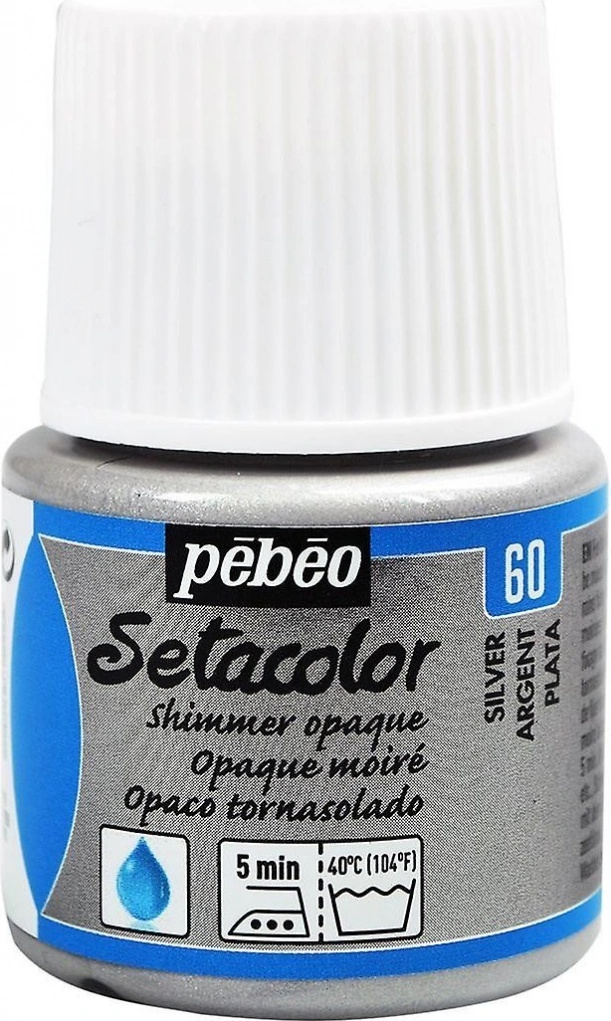 Pébéo Setacolor Textilfarbe Schwarz 45 Ml – Deckende, Intensive Farbe Für Stoffe