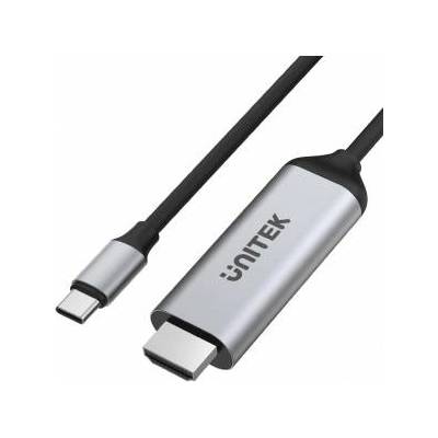 Cable USB Unitek USB-C - HDMI 1.8 m Silver (V1423A)