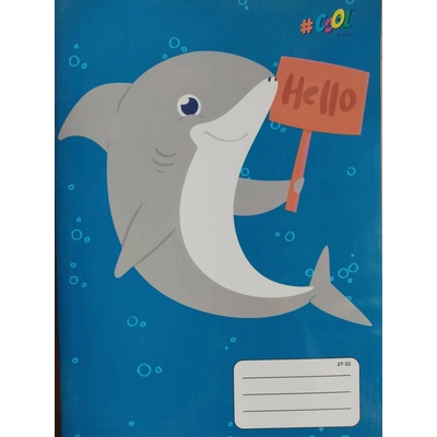 VICTORIA Zošit A5 štvorčekový Baby shark