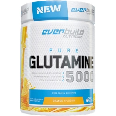 Everbuild Nutrition Glutamine 5000 [300 грама] Портокал