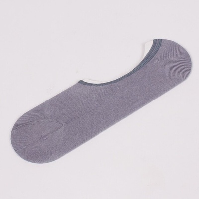 Мъжки чорапи-терлик в сив цвят