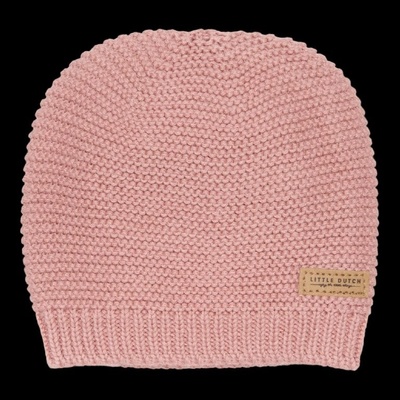 Little Dutch Čepička dětská pletená Vintage Pink