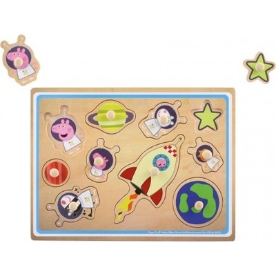 Teddies vkladačka/Puzzle doskové Prasiatko Peppa/Peppa Pig