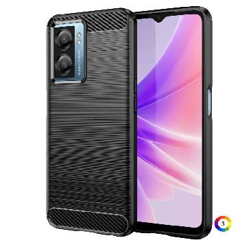 Image 1 of OnePlus Nord N300 Удароустойчив Carbon Fiber Калъф и Протектор