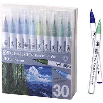 ZIG Clean Color Yст Q Mолив Qред Сет B с 30бр (RB-6000AT/30VB)