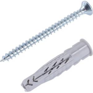 Fischer УНИВЕРСАЛЕН ДЮБЕЛ С ВИНТ Ф6x50ММ 10 БРОЯ fischer ux s k (4006209908723)