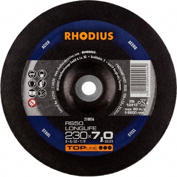 Rhodius Brusný kotouč 230 x 7,0 x 22,23 mm 210056