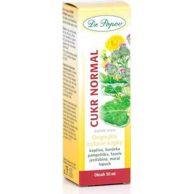 Dr.Popov Kapky bylinné Cukr normal 50 ml