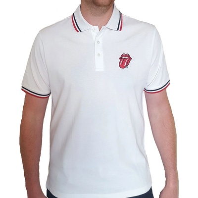 The Rolling Stones tričko Classic Tongue biele