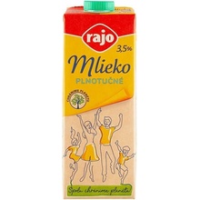 Rajo Trvanlivé mlieko plnotučné 3,5% 1 l