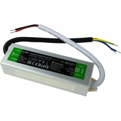 ECO LIGHT Zdroj LED 15W 12V 1.25A IP67 115x30x20mm