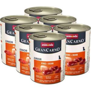 Animonda GranCarno Fleisch Junior говеждо + пиле - 6 x 800г