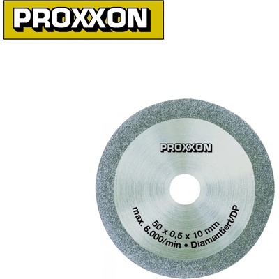 PROXXON Режещ диск за циркуляр 50 мм x 10 мм x 0.5 мм диамантен - за керамика, платки, камък, плочки и др (PRXN 28012)