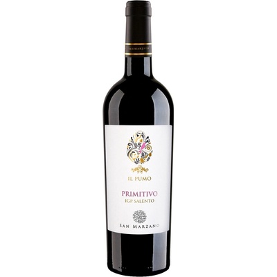 San Marzano Primitivo del Salento Il Pumo suché červené 2025 13,5% 0,75 l (holá láhev)