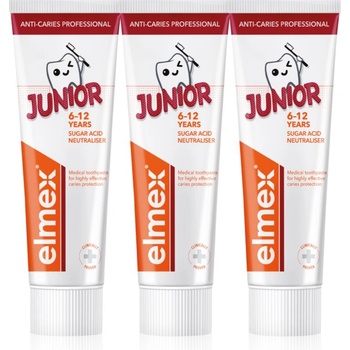 Elmex Anti-Caries Professional Junior паста за зъби за деца 3x75ml