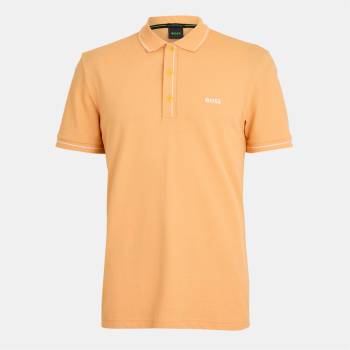 Boss Блуза с яка Boss Men's Paule Short-Sleeve Polo Shirt - Open Orange