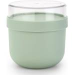 Brabantia Купa за закуска Brabantia Make&Take 1006297, 500+180 мл, Винтово затваряне, Без BPA, Зелен (1006297)
