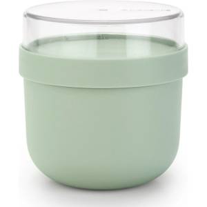 Brabantia Купa за закуска Brabantia Make&Take 1006297, 500+180 мл, Винтово затваряне, Без BPA, Зелен (1006297)