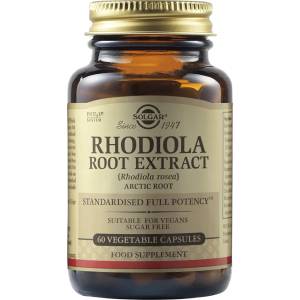 Solgar Rhodiola Root Extract, 60 vegetable capsules