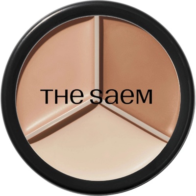 The Saem Cover Perfection Triple Pot Concealer Trojitý korektor v palete 02 Contour Beige 13,5 g