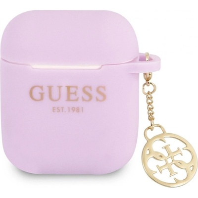 Guess 4G Charm Silikonové puzdro pre Airpods 1/2 GUA2LSC4EU